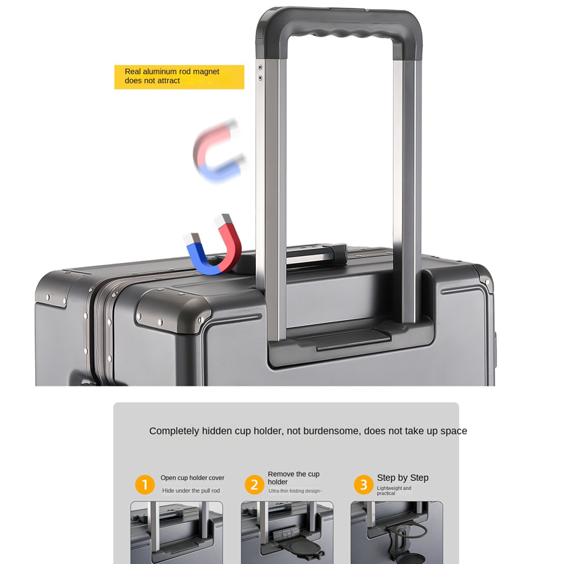 Valise de voyage à cadre en al - Aluminum Frame Carry On Luggage avis et prix
