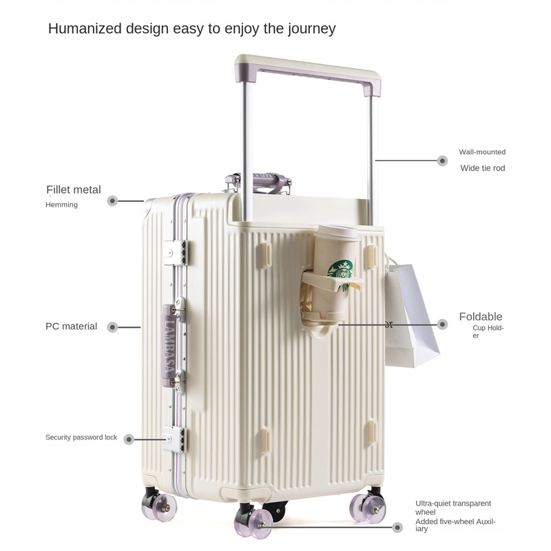 Valise à roulettes avec poigné - Spinner Wheel Rolling Suitcase 20 Inch avis et prix